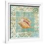 Shell Tiles II Blue-Danhui Nai-Framed Art Print