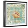 Shell Tiles II Blue-Danhui Nai-Framed Art Print