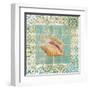 Shell Tiles II Blue-Danhui Nai-Framed Art Print