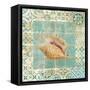 Shell Tiles II Blue-Danhui Nai-Framed Stretched Canvas