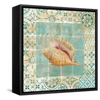 Shell Tiles II Blue-Danhui Nai-Framed Stretched Canvas