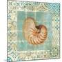 Shell Tiles III Blue-Danhui Nai-Mounted Art Print