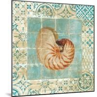 Shell Tiles III Blue-Danhui Nai-Mounted Art Print