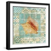 Shell Tiles IV Blue-Danhui Nai-Framed Art Print
