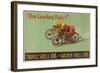 Shell Triple Oil & Golden Oil-null-Framed Art Print