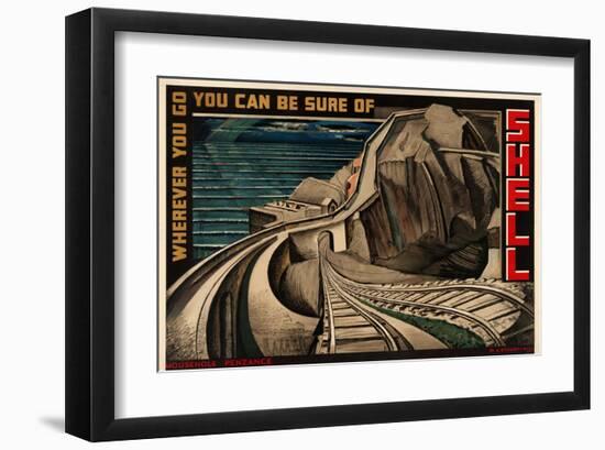 Shell - Wherever you Go-null-Framed Art Print