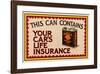 Shell Your Car's Lifeinsurance-null-Framed Art Print