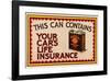 Shell Your Car's Lifeinsurance-null-Framed Art Print