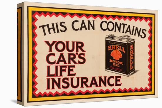 Shell Your Car's Lifeinsurance-null-Stretched Canvas