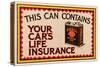 Shell Your Car's Lifeinsurance-null-Stretched Canvas