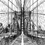 Brooklyn Bridge-Shelley Lake-Photographic Print