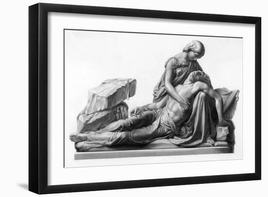Shelley Monument-H Weekes-Framed Art Print