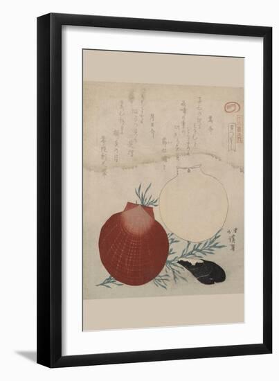 Shellfish-Totoya Hokkei-Framed Art Print