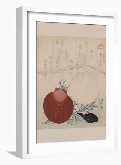 Shellfish-Totoya Hokkei-Framed Art Print