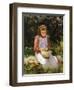 Shelling Peas-William Banks Fortescue-Framed Giclee Print