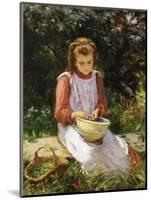 Shelling Peas-William Banks Fortescue-Mounted Premium Giclee Print