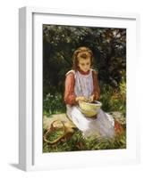 Shelling Peas-William Banks Fortescue-Framed Giclee Print