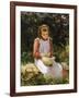 Shelling Peas-William Banks Fortescue-Framed Giclee Print