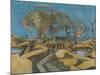 Shelling the Duckboards, from British Artists at the Front, Continuation of the Western Front, 1918-Paul Nash-Mounted Giclee Print