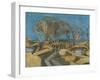 Shelling the Duckboards, from British Artists at the Front, Continuation of the Western Front, 1918-Paul Nash-Framed Giclee Print