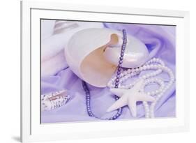 Shells Purple Pearls-FS Studio-Framed Giclee Print