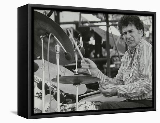 Shelly Manne Playing at the Capital Radio Jazz Festival, London, 1979-Denis Williams-Framed Stretched Canvas