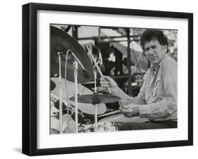 Shelly Manne Playing at the Capital Radio Jazz Festival, London, 1979-Denis Williams-Framed Photographic Print