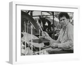 Shelly Manne Playing at the Capital Radio Jazz Festival, London, 1979-Denis Williams-Framed Photographic Print
