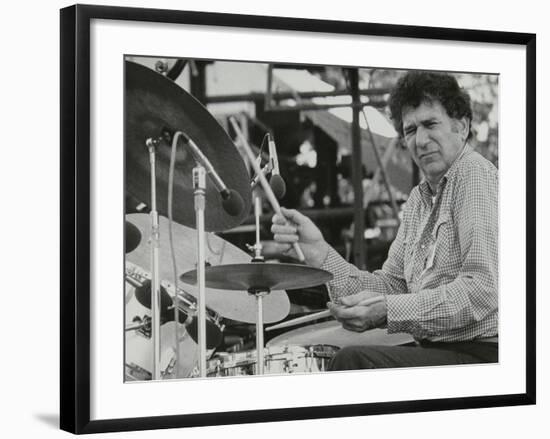 Shelly Manne Playing at the Capital Radio Jazz Festival, London, 1979-Denis Williams-Framed Photographic Print