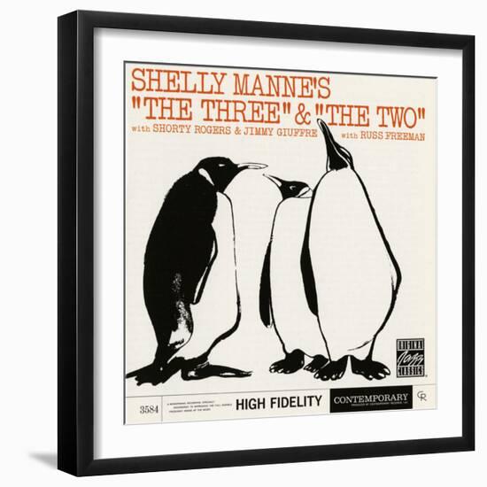 Shelly Manne, "The Three" and "The Two"-null-Framed Art Print