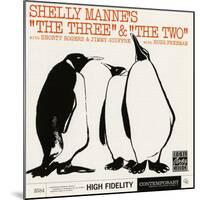 Shelly Manne, "The Three" and "The Two"-null-Mounted Art Print
