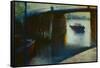 Shelter, 2000 Thames Lighter Pimlico Dock-Lee Campbell-Framed Stretched Canvas