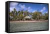 Shelter at Channel Beach, Turtle Island, Yasawa Islands, Fiji.-Roddy Scheer-Framed Stretched Canvas