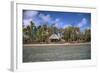 Shelter at Channel Beach, Turtle Island, Yasawa Islands, Fiji.-Roddy Scheer-Framed Photographic Print