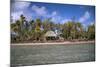Shelter at Channel Beach, Turtle Island, Yasawa Islands, Fiji.-Roddy Scheer-Mounted Photographic Print