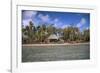 Shelter at Channel Beach, Turtle Island, Yasawa Islands, Fiji.-Roddy Scheer-Framed Photographic Print