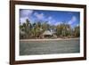 Shelter at Channel Beach, Turtle Island, Yasawa Islands, Fiji.-Roddy Scheer-Framed Photographic Print