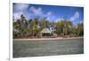 Shelter at Channel Beach, Turtle Island, Yasawa Islands, Fiji.-Roddy Scheer-Framed Photographic Print