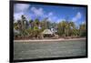 Shelter at Channel Beach, Turtle Island, Yasawa Islands, Fiji.-Roddy Scheer-Framed Photographic Print