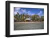 Shelter at Channel Beach, Turtle Island, Yasawa Islands, Fiji.-Roddy Scheer-Framed Photographic Print