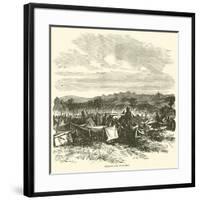 Shelter for Wounded, September 1862-null-Framed Giclee Print