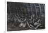 Shelterers in the Tube-Henry Moore-Framed Giclee Print