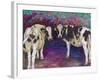 Sheltering Cows, 2011-Helen White-Framed Giclee Print