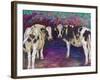 Sheltering Cows, 2011-Helen White-Framed Giclee Print