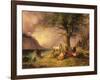 Sheltering from the Storm-Friedrich Gauermann-Framed Giclee Print