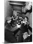 Sheltering Underground During the Blitz Islington London-null-Mounted Photographic Print