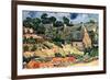 Shelters In Cordeville-Vincent van Gogh-Framed Premium Giclee Print