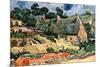 Shelters In Cordeville-Vincent van Gogh-Mounted Premium Giclee Print