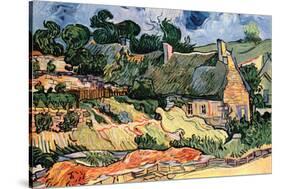 Shelters In Cordeville-Vincent van Gogh-Stretched Canvas