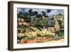 Shelters In Cordeville-Vincent van Gogh-Framed Premium Giclee Print